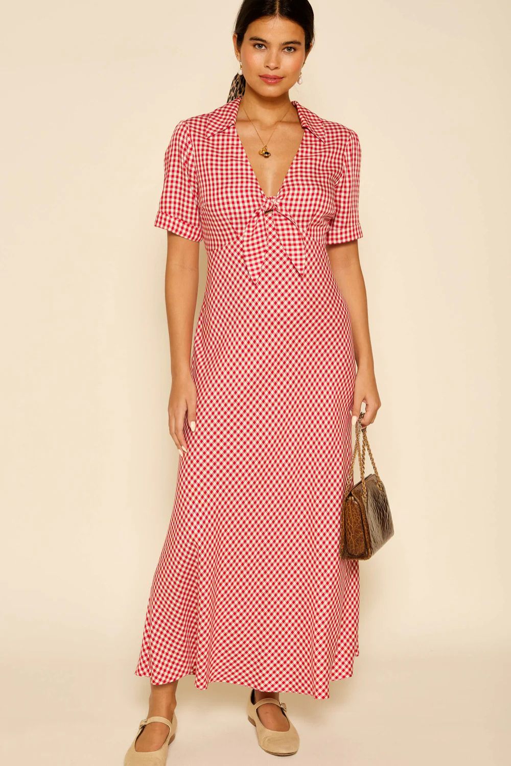 Rixo Anais Midi Dress