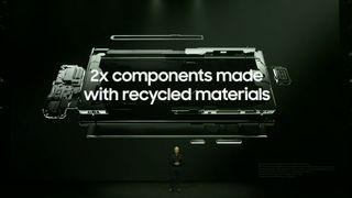 Recycled materials used on Samsung's latest phones at Galaxy Unpacked Feb 2023