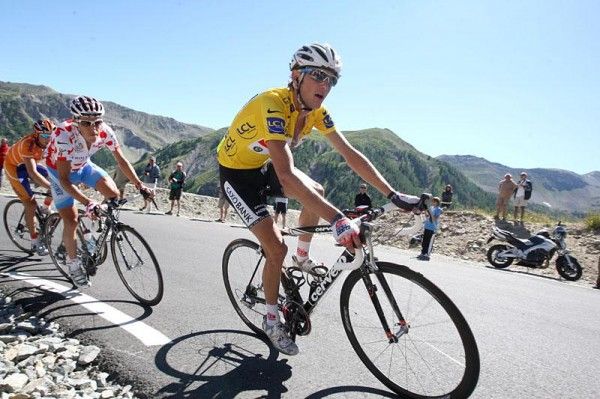 Yellow suits Frank Schleck and he rode a perfect race to hold that jersey.