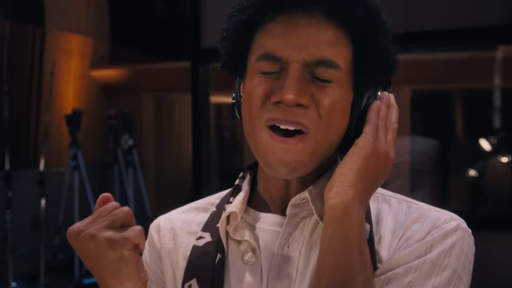 Jaafar Jackson is shown in Michael, the Michael Jackson biopic.