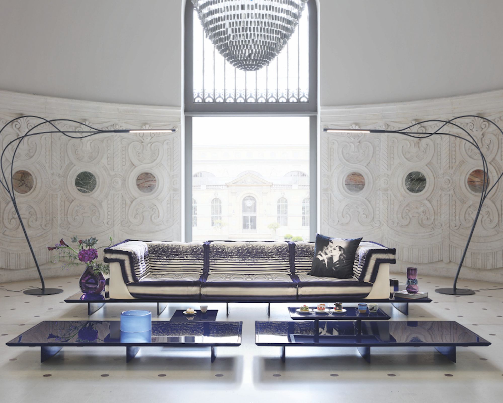 roche bobois mah jong sofa