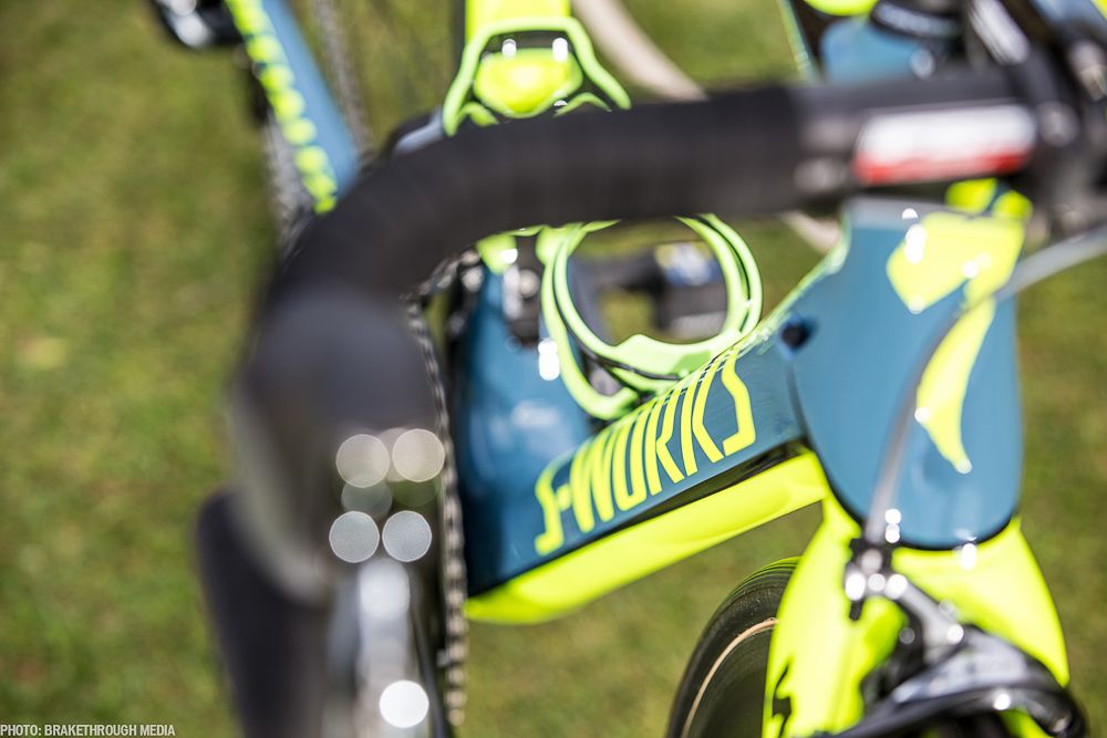 More detail from Rogers' bike.