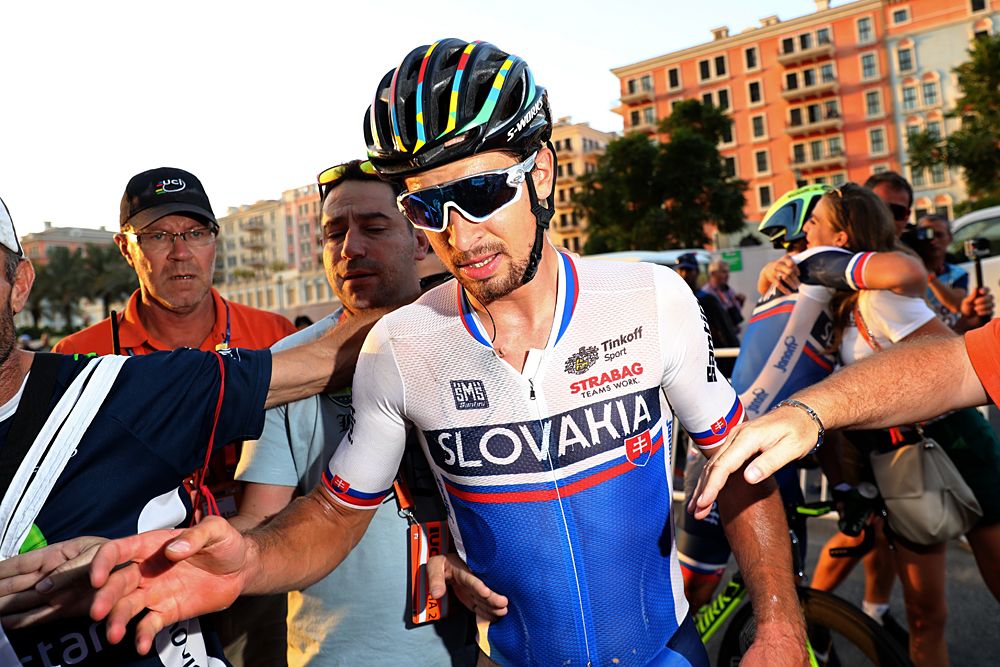 Peter Sagan (Slovakia) wins the world title in Doha