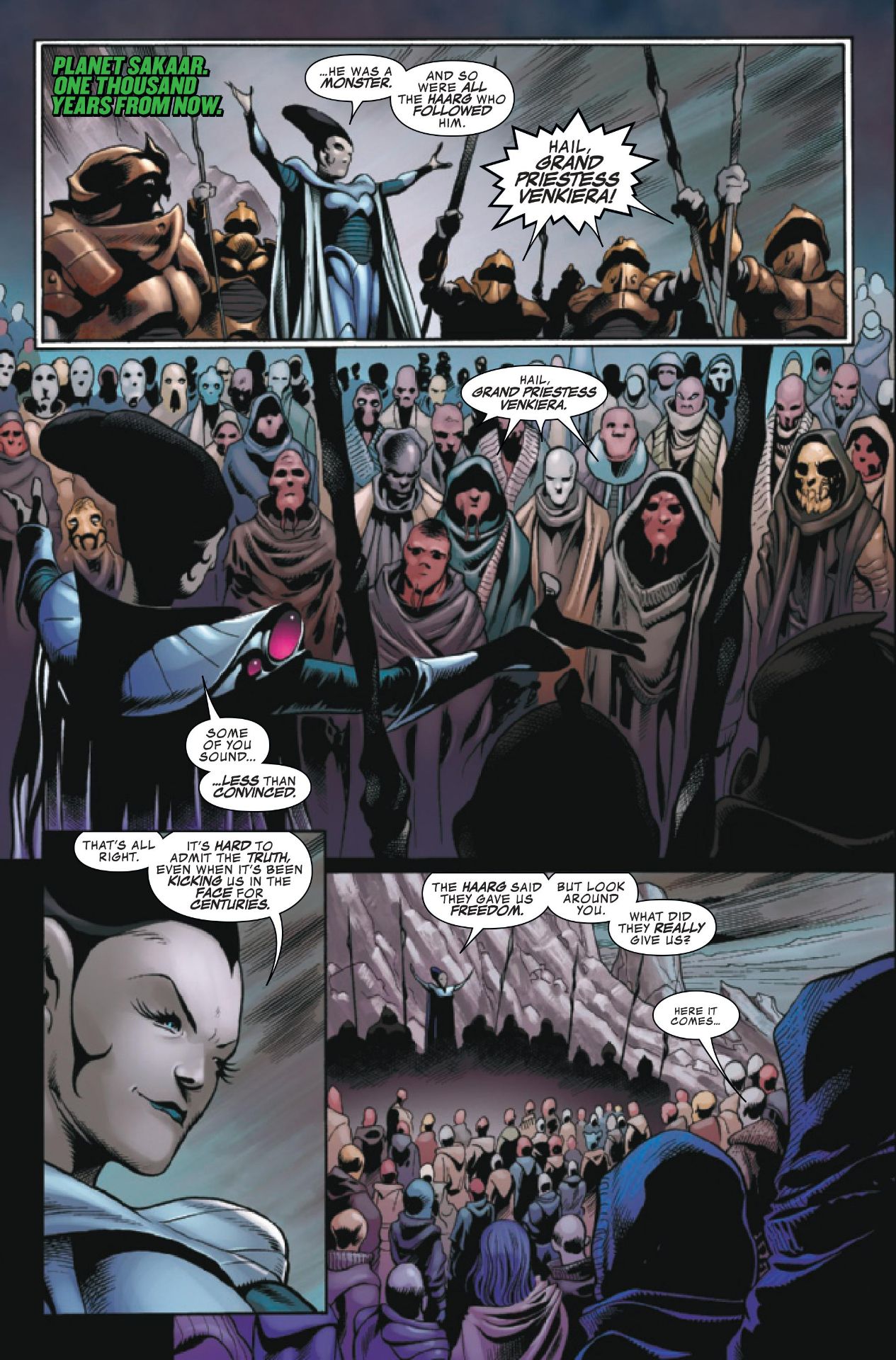 Planet Hulk: Worldbreaker #1 art