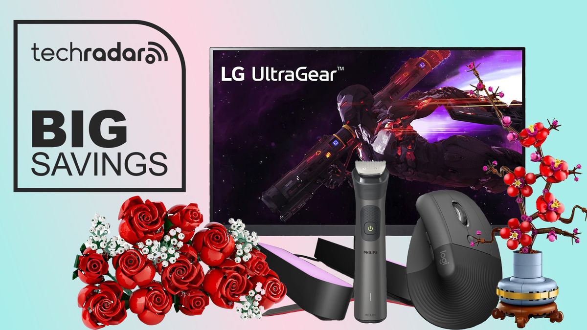 Tech deals in New Zealand, Lego Flowers, Logitech Vertical Mouse, Philips 7000 trimmer and LG Ultragear monitor