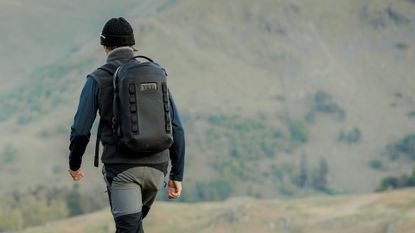 YETI Cayo Backpack in use