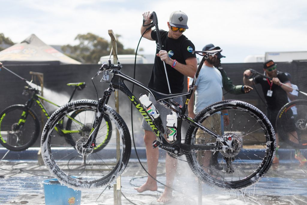 An important post race ritual