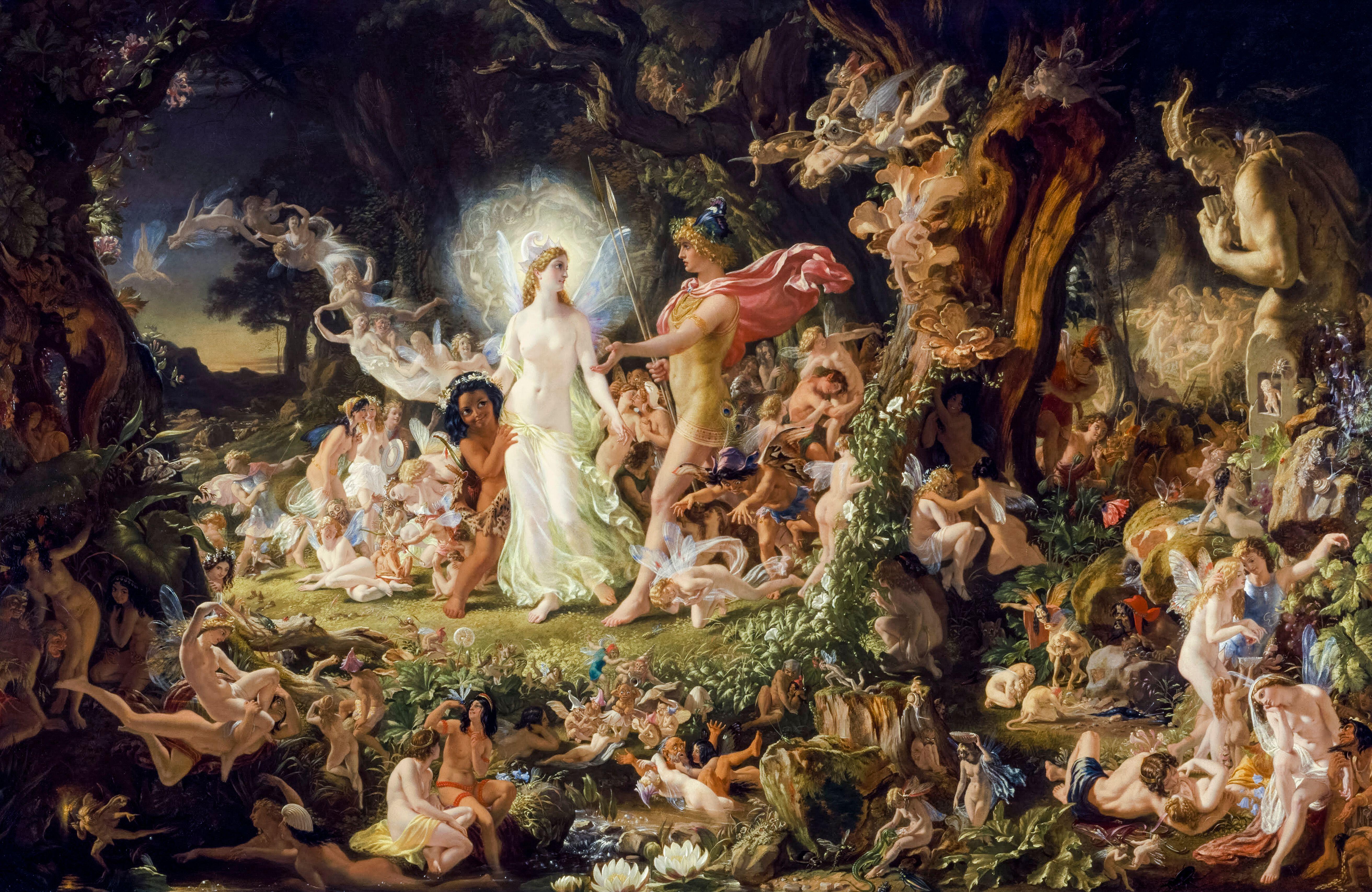 Painting of a fairytale 