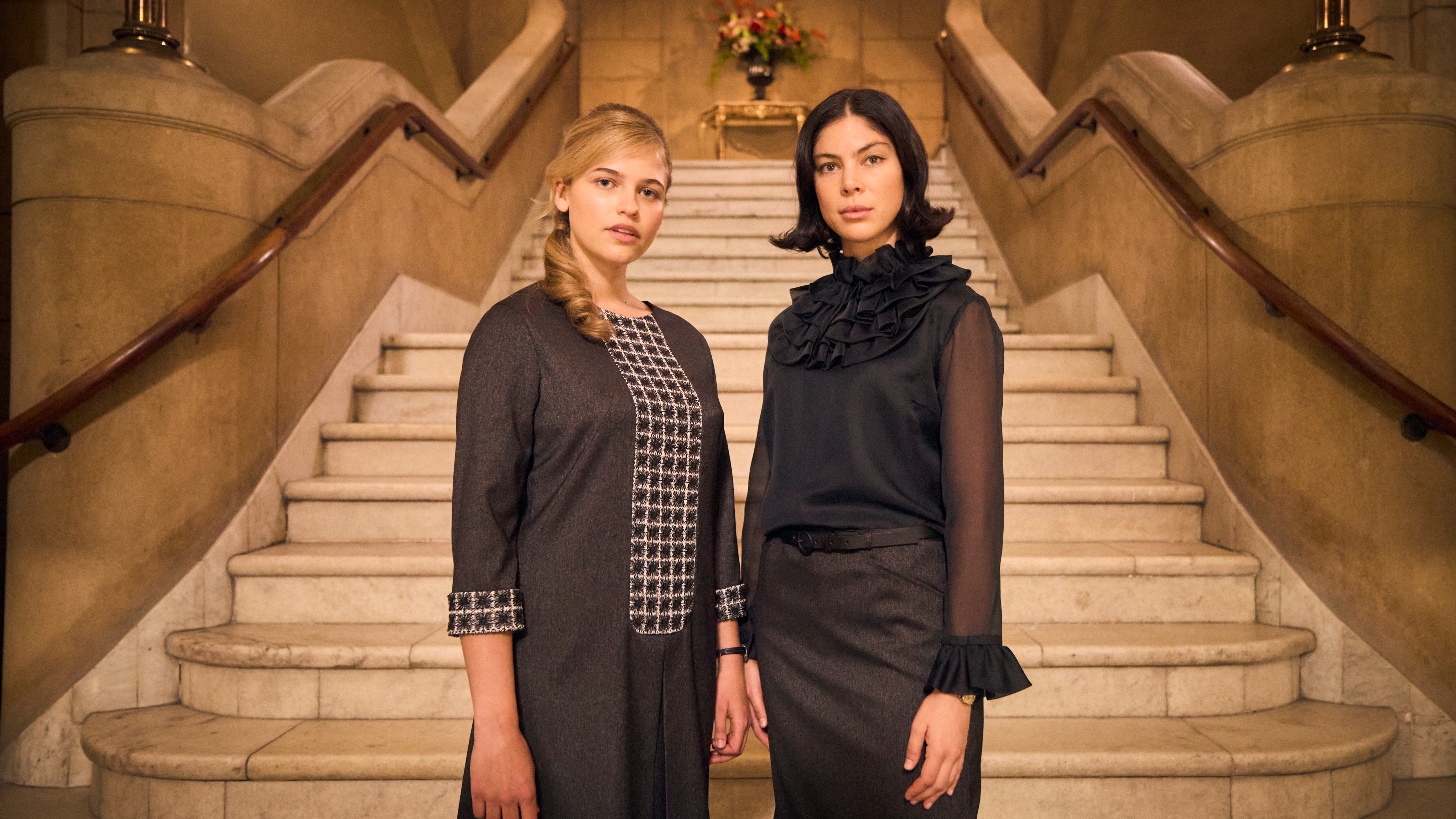 Ladies in Black - Azizi Donnelly as Angela and Clare Hughes as Lisa.