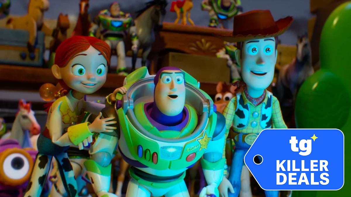 Toy Story 5 still with TG deal badge