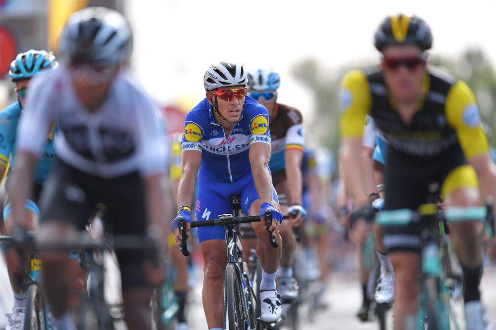 Philippe Gilbert finishes stage 7 at the Tour de France