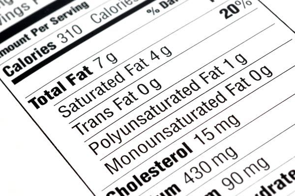 food nutrition labels