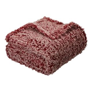 red sherpa blanket 