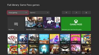 Xbox Cloud Gaming On Console 2021 October