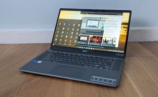 The Acer Chromebook Plus 515 on a desk