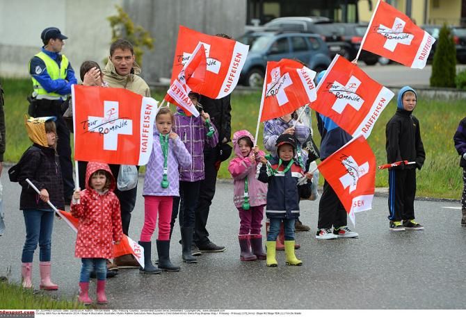 Swiss fans out to support the racers