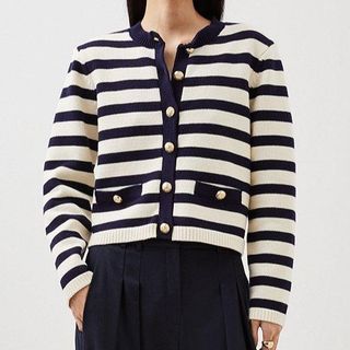 Karen Millen Striped Cardigan