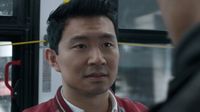 Shang-Chi on the bus before his first battle.