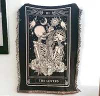 Gothic skeleton lovers blanket: £59.90, now £29.95
