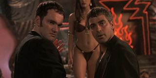 Quentin Tarantino and George Clooney in From Dusk Til Dawn