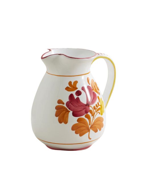 Blossom Painted Ceramic Jug