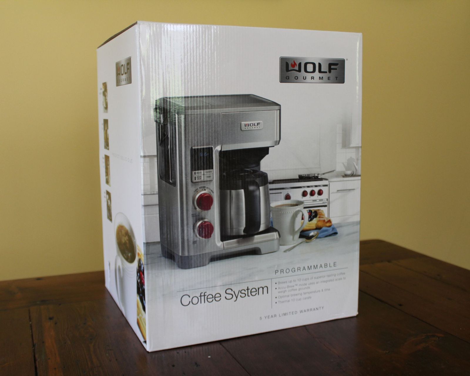 Wolf Gourmet Programmable Coffee Maker System review one of life's