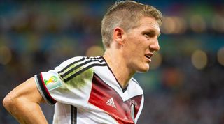 RIO DE JANEIRO, BRAZIL - JULY 13: Bastian Schweinsteiger of Germany during the World Cup Final match between Germany (1) and Argentina (0) at the Maracana Stadium on July 13, 2014 in Rio de Janeiro, Brazil (Photo by Simon Bruty/Anychance/Getty Images)