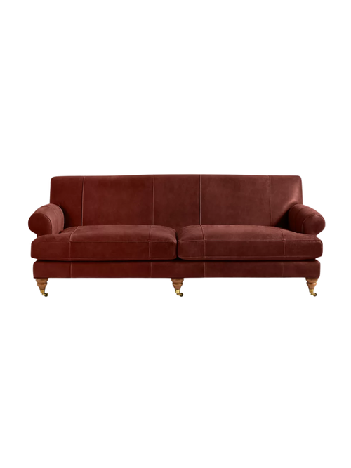 Willoughby Two-Cushion Leather Sofa