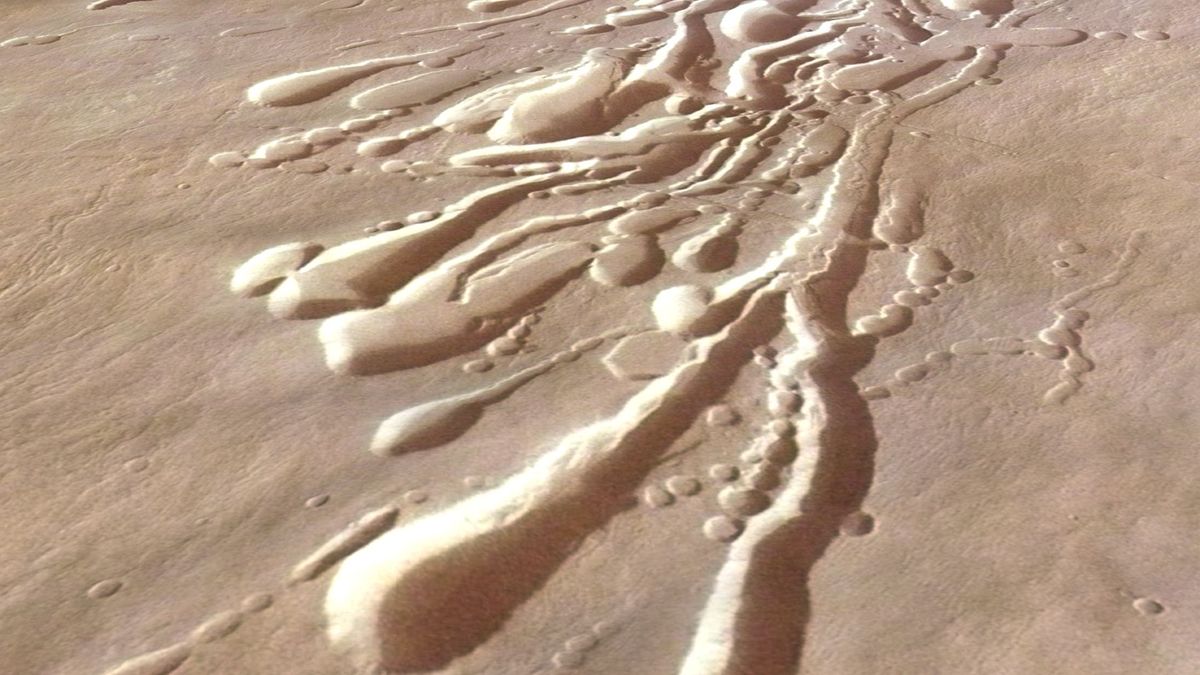 Scientists want to send a roly-poly robot filled with 'dandelion drones' to investigate hidden tunnels on Mars