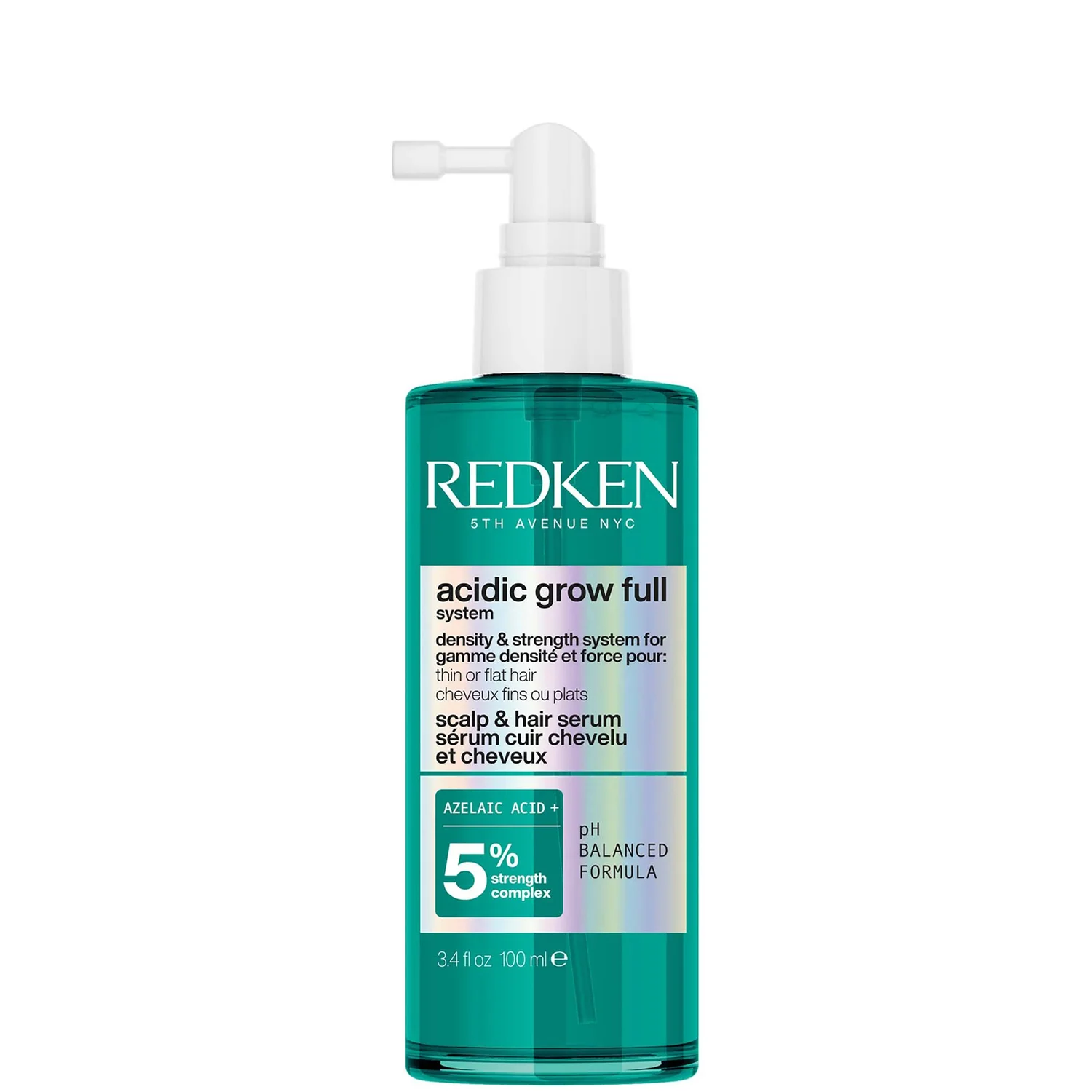 Redken Acidic Grow Full System Hair Serum for Thinning Hair, Strengthens and Strengthens; Thick