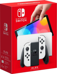 Switch OLED (white): $349 @ Gamestop