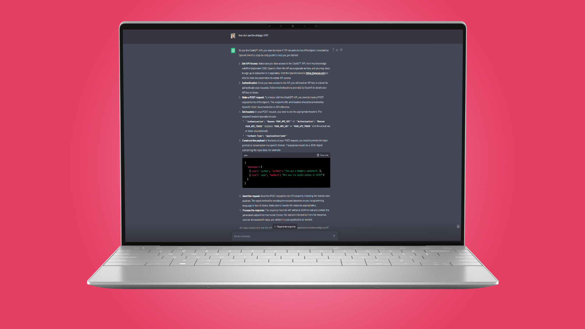 How to use ChatGPT API to make your own apps | TechRadar