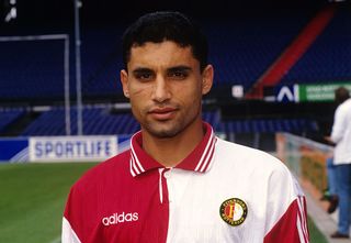 Haytham Farouk during the team presentation of Feyenoord in 1996 in Rotterdam, The Netherlands (Photo by VI Images via Getty Images) Liverpool Mohamed Salah