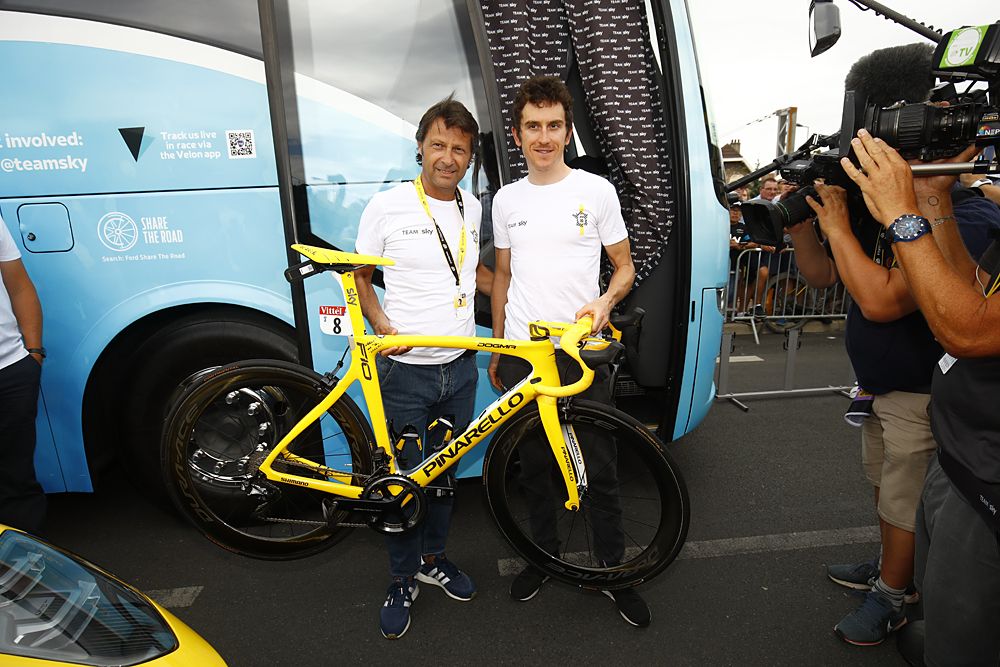 Fausto Pinarello - Geraint Thomas (GBR - Team Sky)