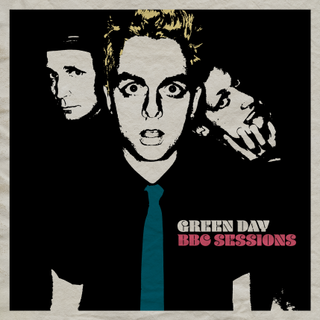 The cover of Green Day's forthcoming live album, The BBC Sessions