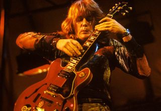 August 13, 1972: Alvin Lee performs with Ten Years After at the Reading Festival.