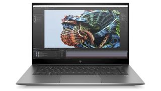 Product shot of HP ZBook Studio G8, one of the best HP laptops