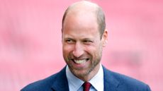 Prince William, Prince of Wales visits Parc y Scarlets, home of the Scarlets Rugby Union team on September 10, 2024