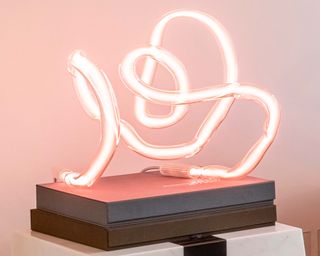 neon pink light from Lighting by Design