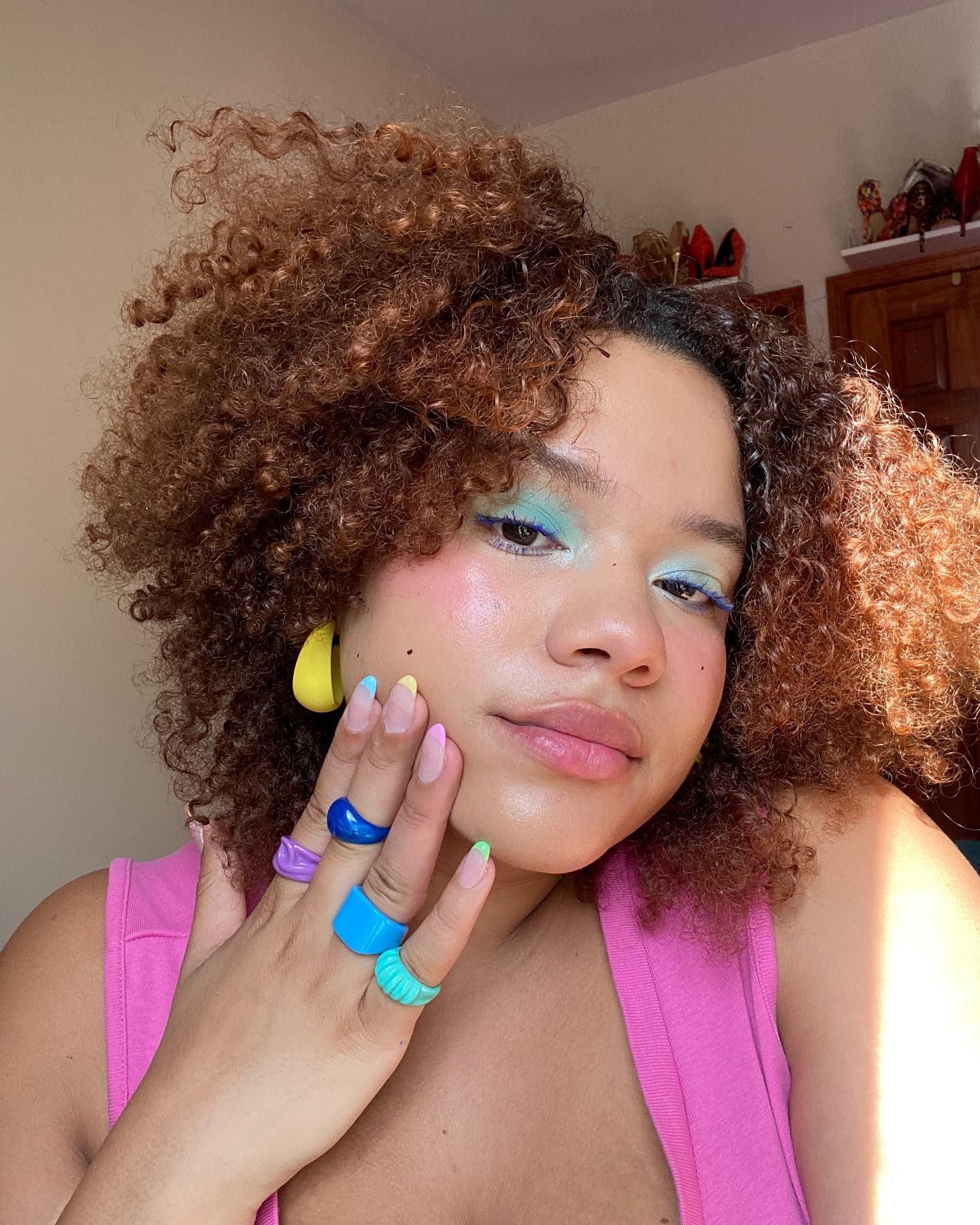 @anaasmood sunkissed hair