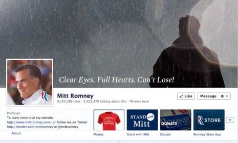 Mitt Romney&amp;#039;s Facebook page