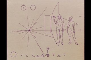 Pioneer 10's plaque: 'Hi, we're here.'