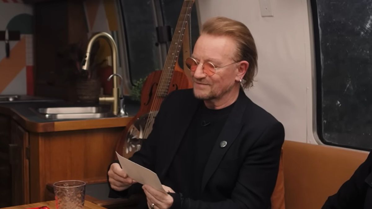 Watch Bono go on a long apologetic rant about how amazing he is