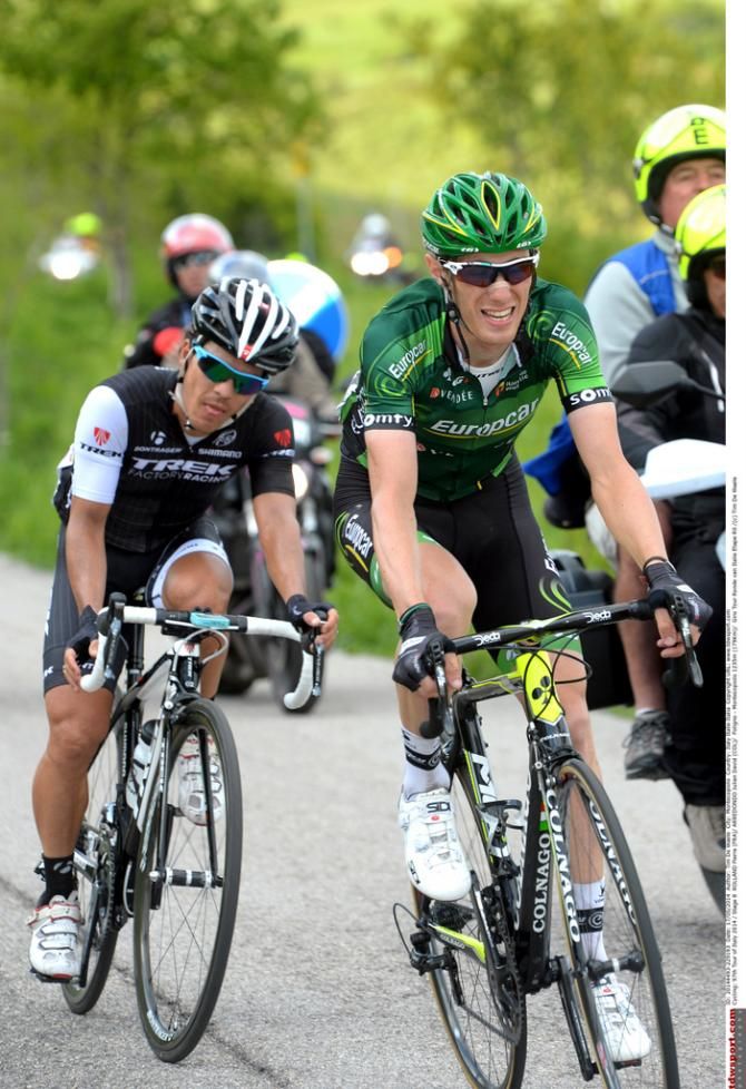 Julian Arredondo (Trek) and Pierre Rolland (Europcar) almost made it to the finishline