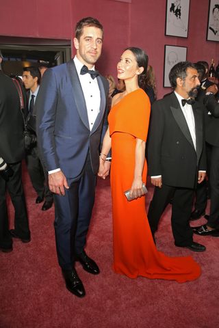 Aaron Rodgers And Olivia Munn At The Oscar After Parties, 2016