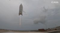 Japan's RV-X reusable rocket prototype takes its first hop, on July 11, 2026.