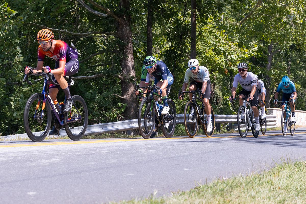 Human Powered Health, who's recently announced they were shutting their men's team, put one rider into the break as a last hurrah.