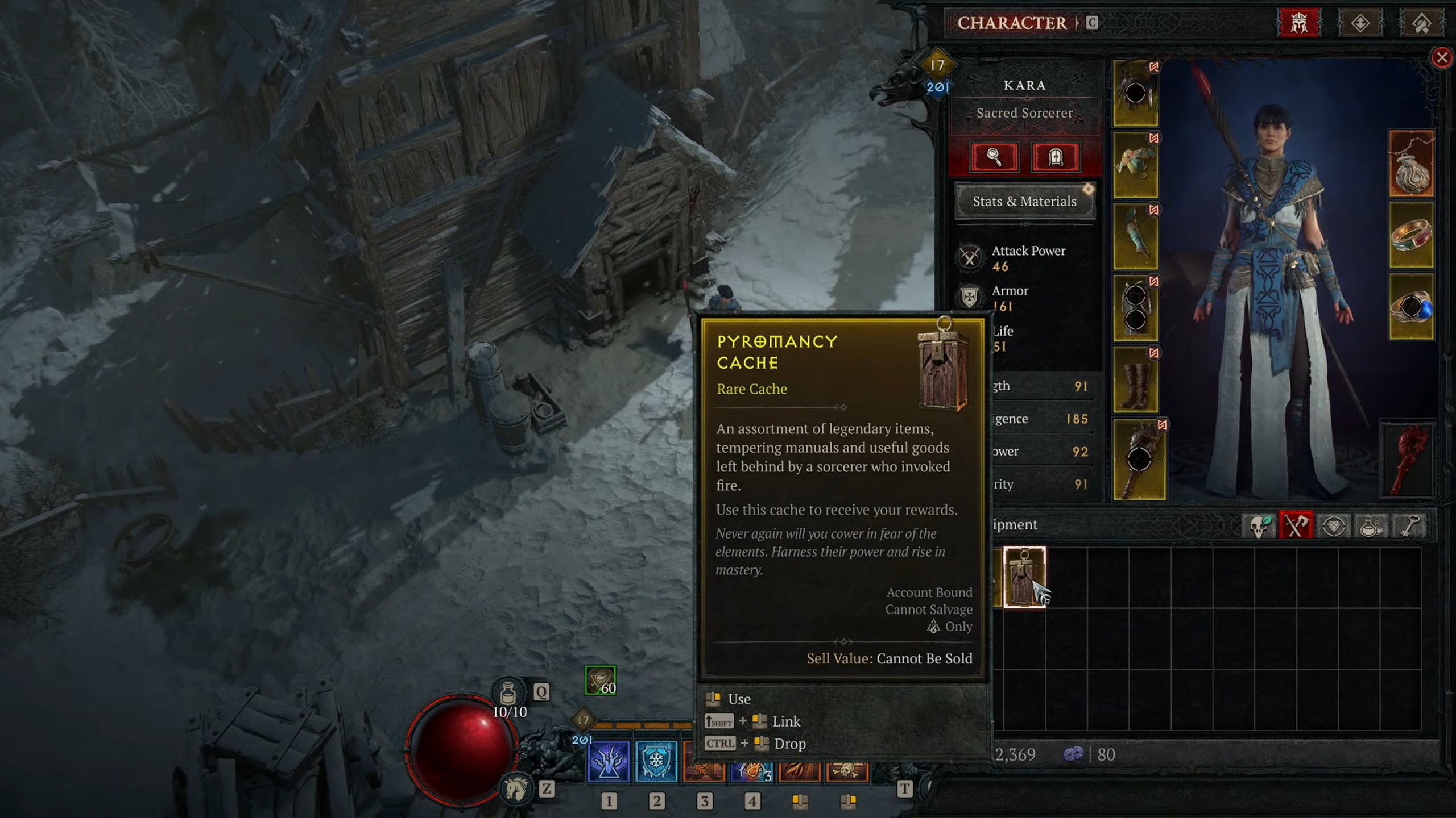 A Sorcerer in Diablo 4