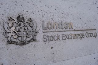 Sign outside the London Stock Exchange Group offices in the City of London