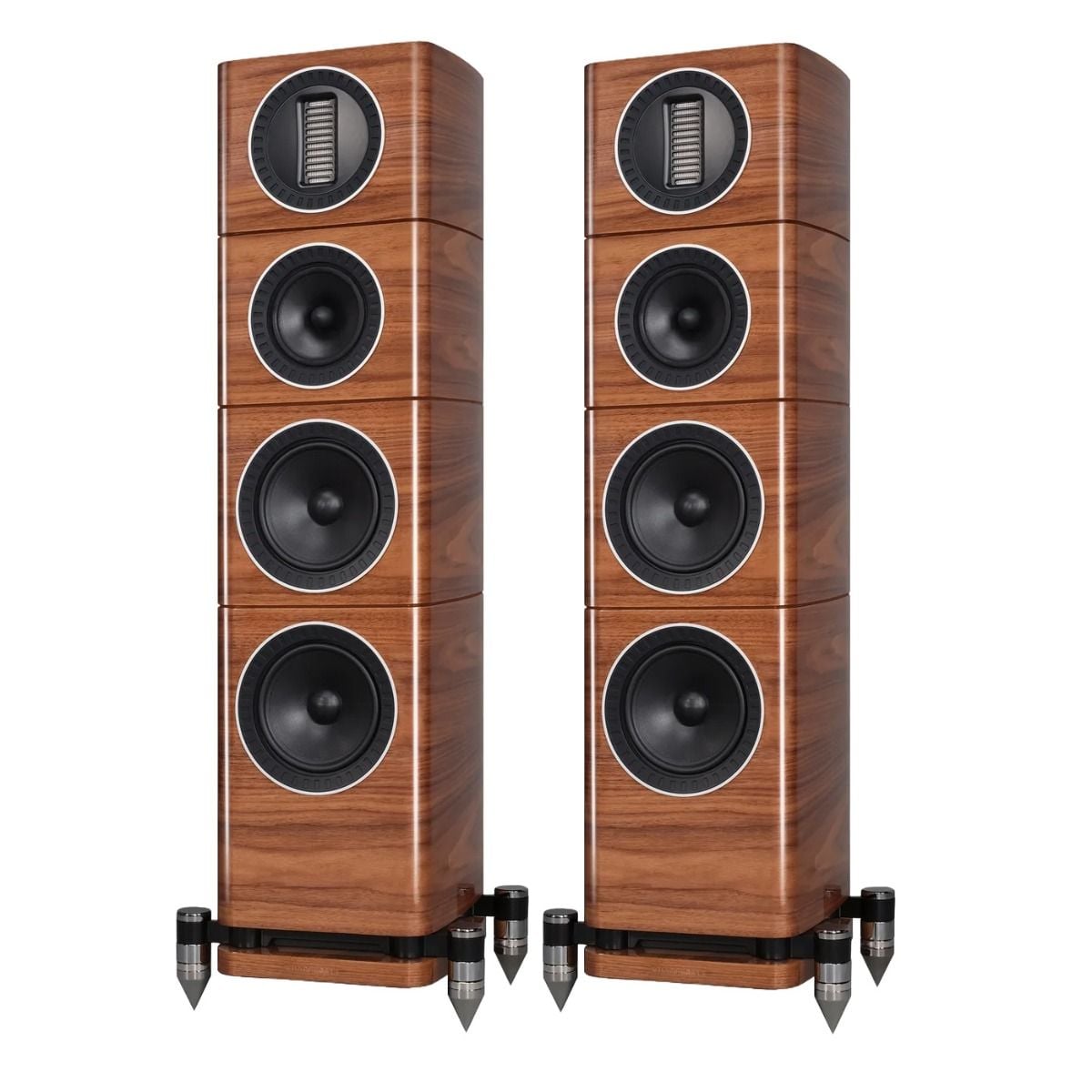 Wharfedale Elysian 3 Floorstanding Speakers - Piano Walnut